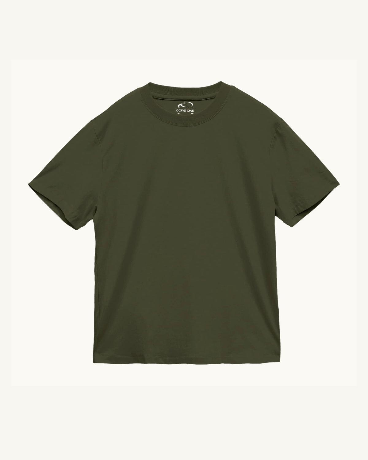 Core One Classic Crew in Army Green