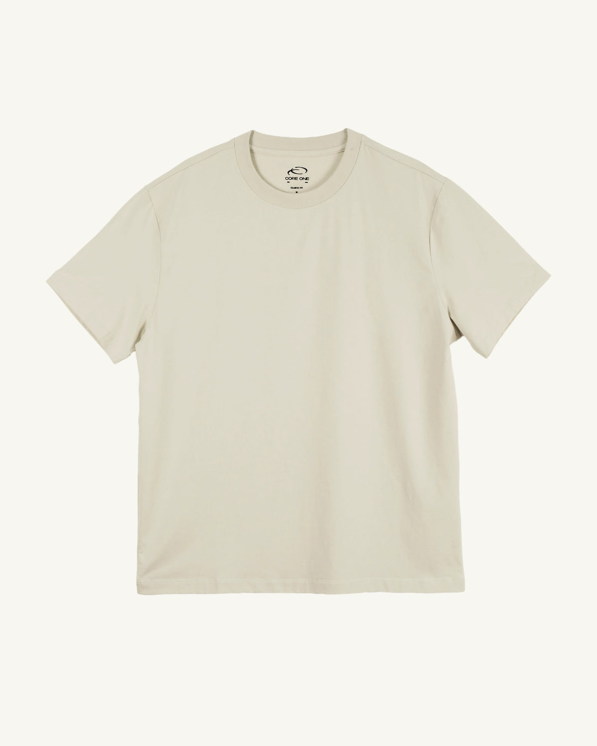Core One Classic Crew in Light Khaki